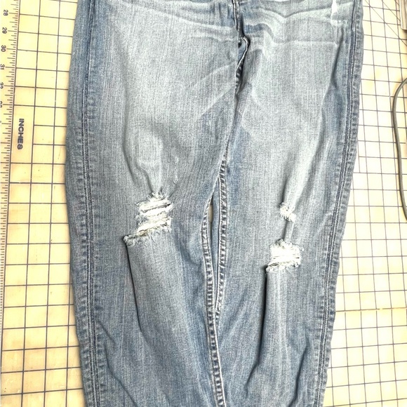 HUDSON Collin Ankle Skinny Flap Pocket Distressed Jeans 30 - Picture 2 of 6